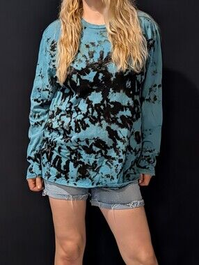 New Reverse Tiedye Unisex Long Sleeve Shirt